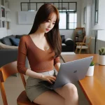 lg-notebook-with-girl-korean